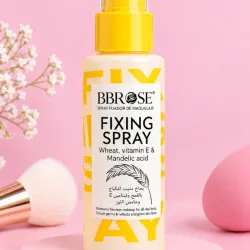 Spray Fijador de Maquillaje con Trigo, Vitamina E y Ácido Mandélico
