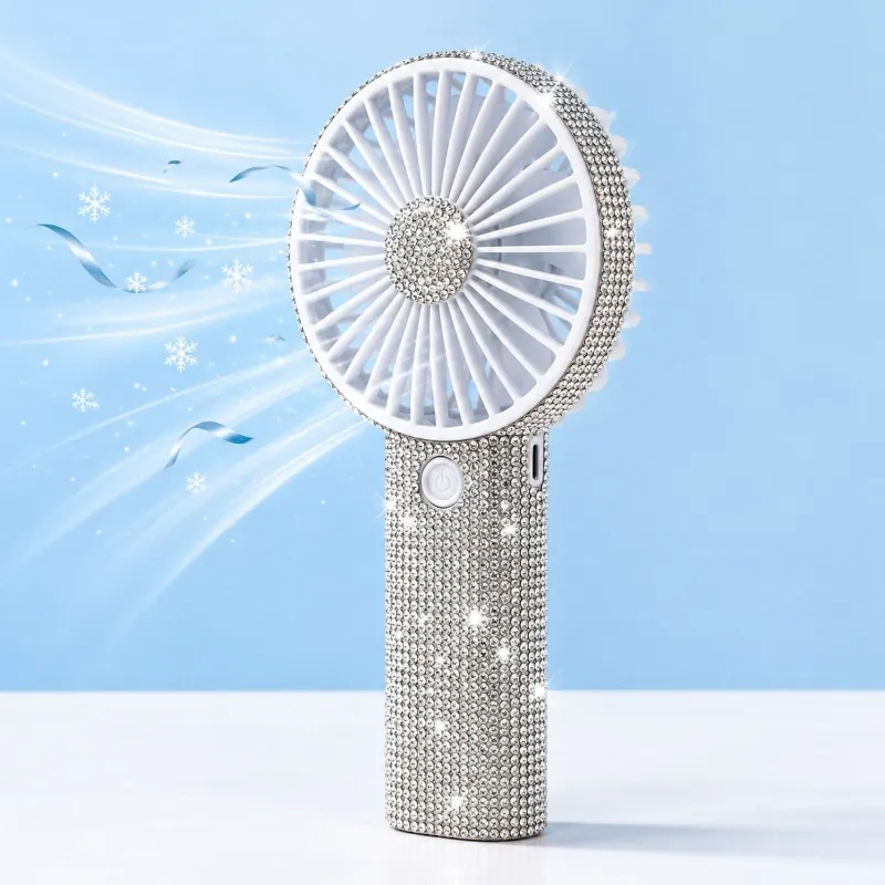 Ventilador Portátil Recargable Edición Diamantes