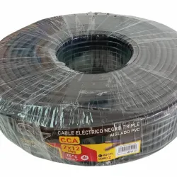 CABLE ELÉCTRICO NEGRO TRIPLE 2X12..FLEX312-2A
