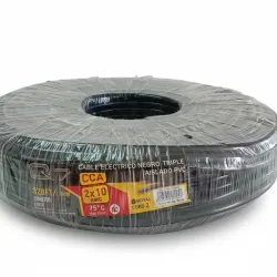 CABLE ELÉCTRICO NEGRO TRIPLE 2X10.. FLEX 310-2A