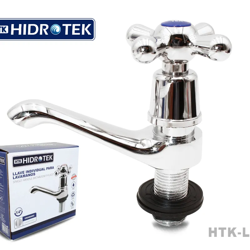 Grifo lavabo metálico 