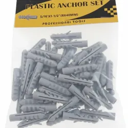 Tacos Platicos 5/16x1-1/2 (8x40 Mm)