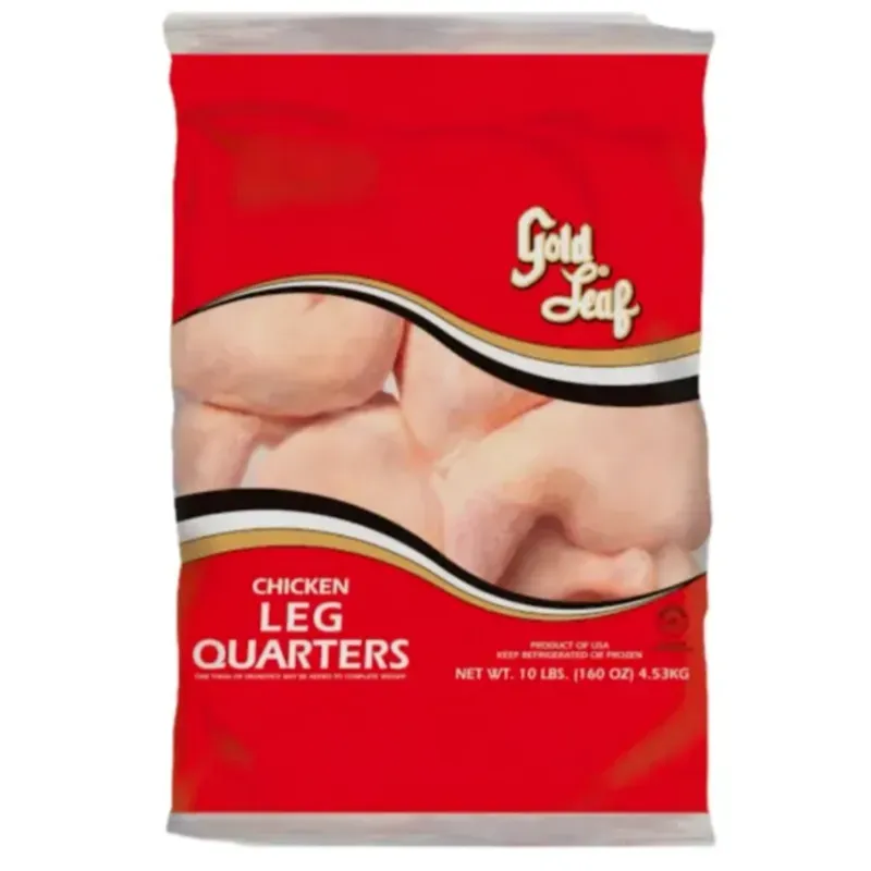 Cuartos de pollo 10 Libras
