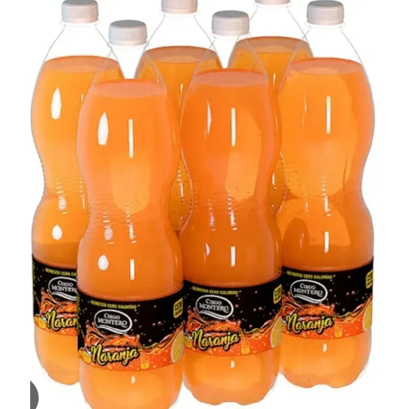 6 refrescos de naranja 1500ml 