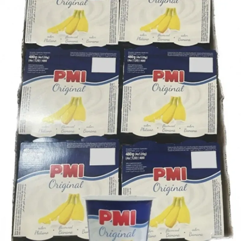 Caja de yogurt sabor platanito (24 ud)