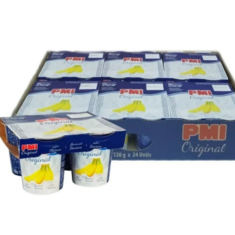 Caja de yogurt sabor platanito (24 ud)