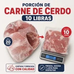Carne de cerdo deshuesada 10 libras