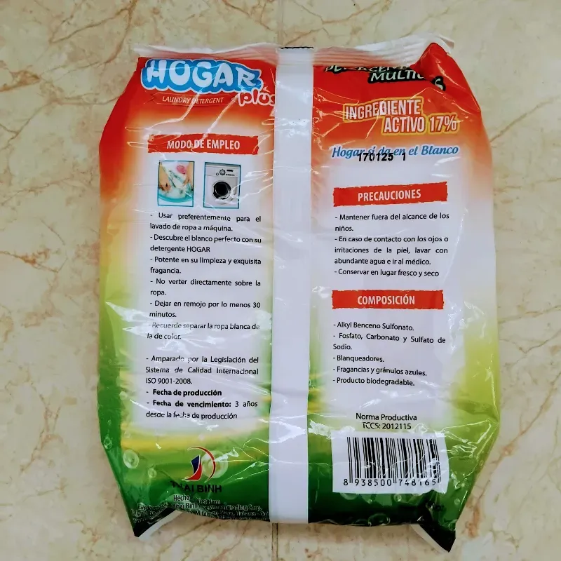 Detergente en polvo Hogar Plus 500g 