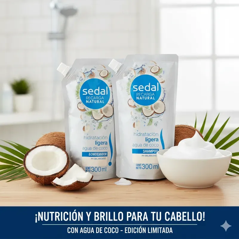 Champú + acondicionador M/Sedal