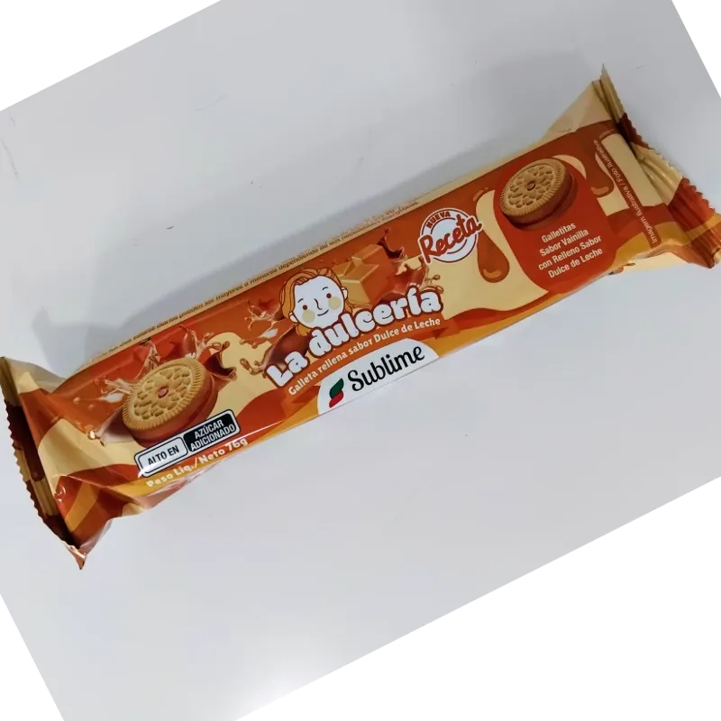 Galleta La dulceria. Vainilla relleno dulce de leche.