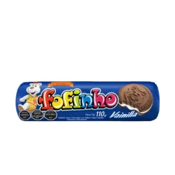 Galleta rellena sabor vainilla 110g M/Fofinho 