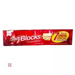 Galletas Saladas Crackers SaltiBlocks Packs 7 (595g) – Castellum