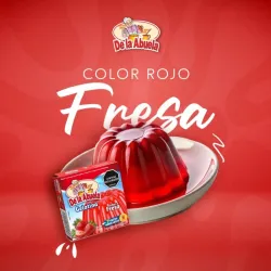 Gelatina sabor fresa 🍓 