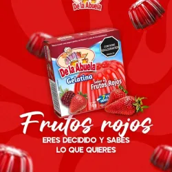 Gelatina frutos rojos