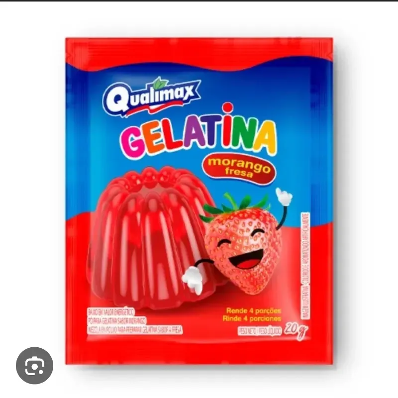 Gelatina sabor fresa 20g