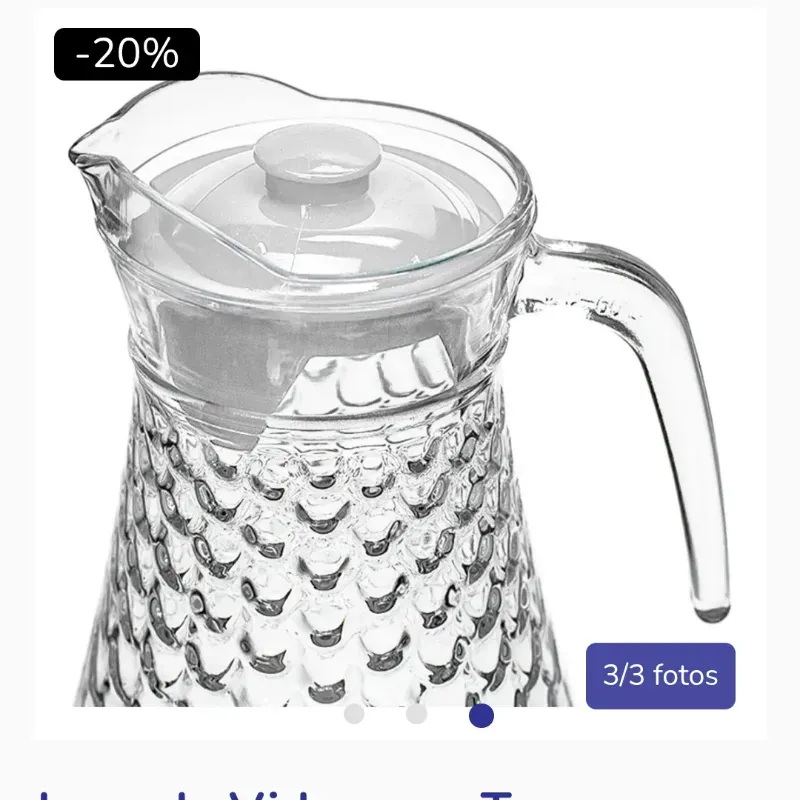 Jarra de cristal