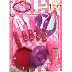 Juego de cocina ( rosado)