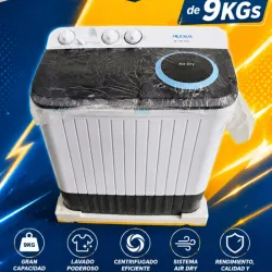 Lavadora semiautomática 9kg Milexus