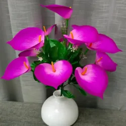 Anturios artificiales rosados