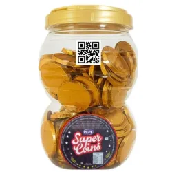 Monedas de chocolate