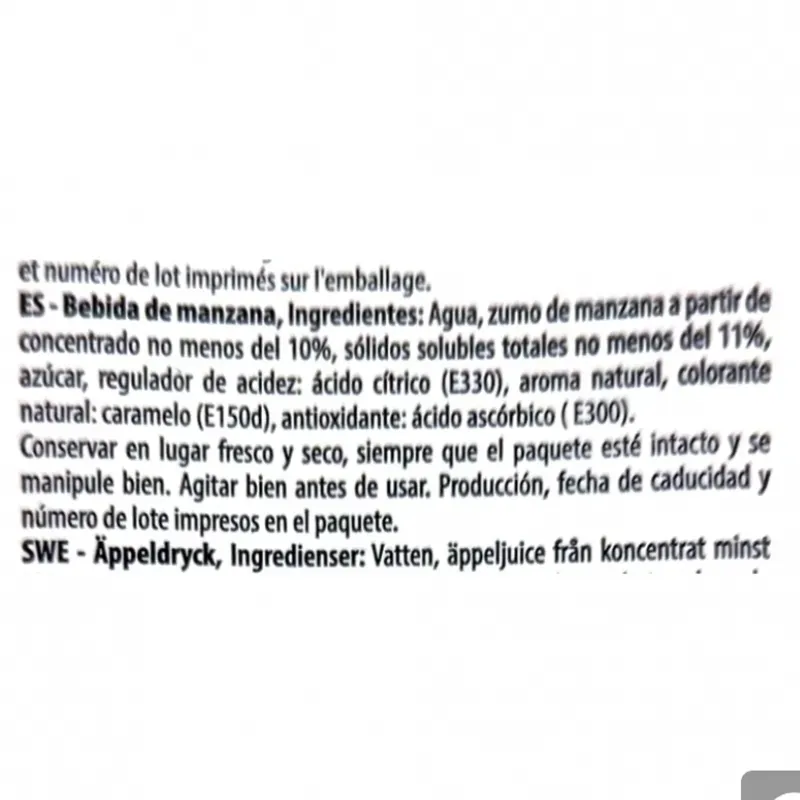 Nectar de manzana Badelli 200ml