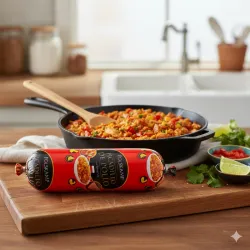 Picadillo de pollo.