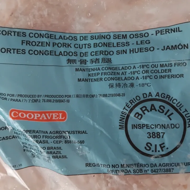 Pierna de cerdo deshuesada