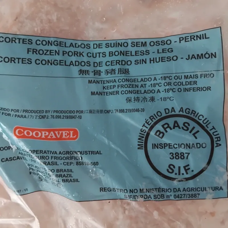 Pierna de cerdo deshuesada