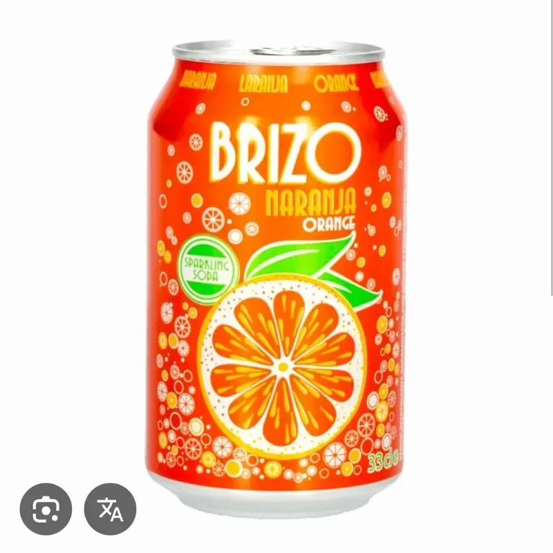 Refresco de naranja Brizo