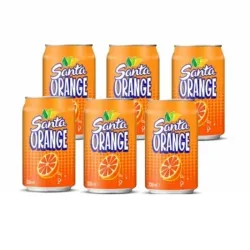 Refresco Gaseado naranja 6 unidades