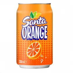 Refresco gaseado naranja Santa 330ml