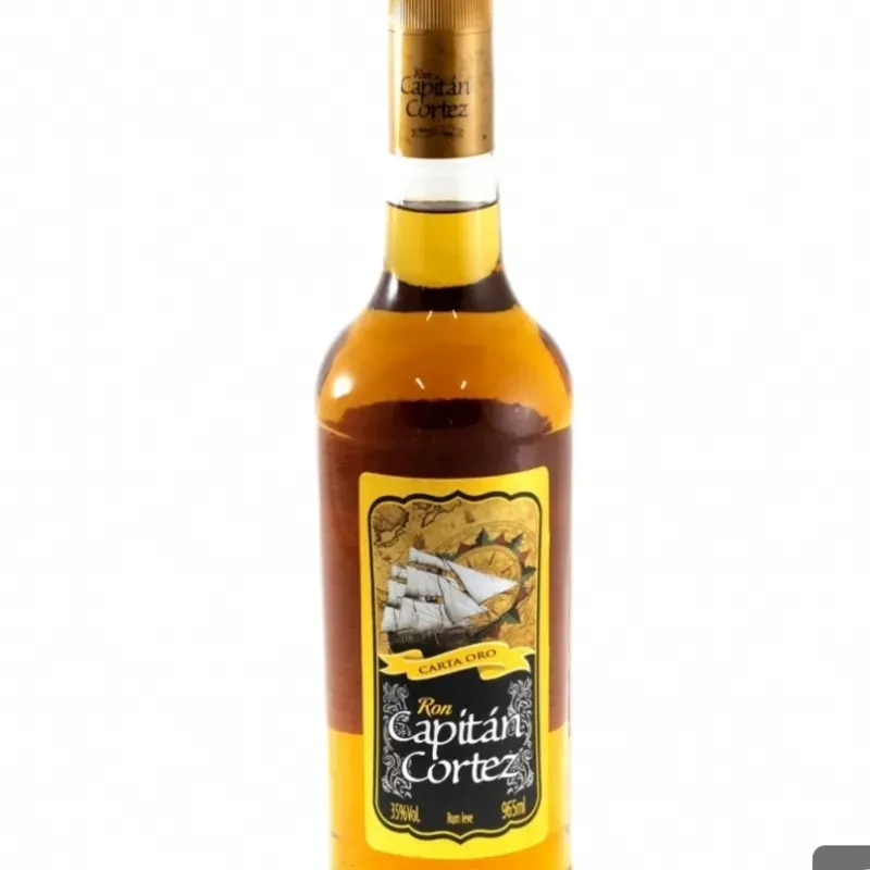Ron carta oro Capitán Cortez