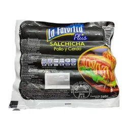 Salchicha de pollo y cerdo 340g