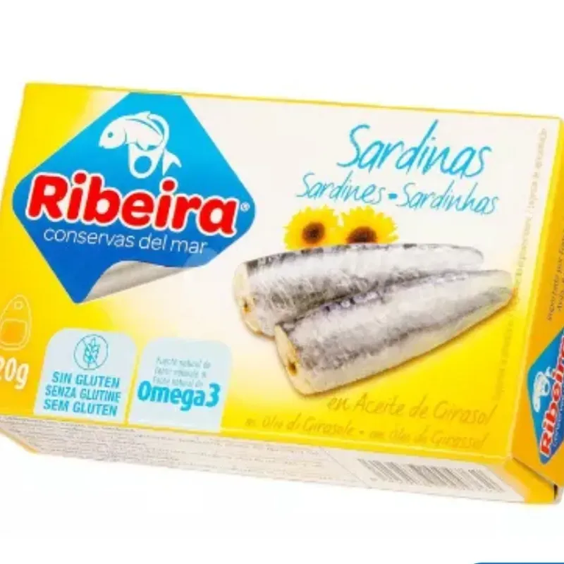 Sardinas en aceite de girasol 