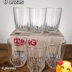Set de 6 vasos 