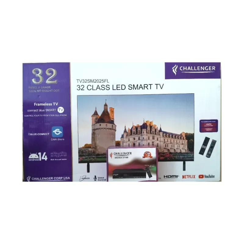 SMART TV 32" + caja decodificadora HD