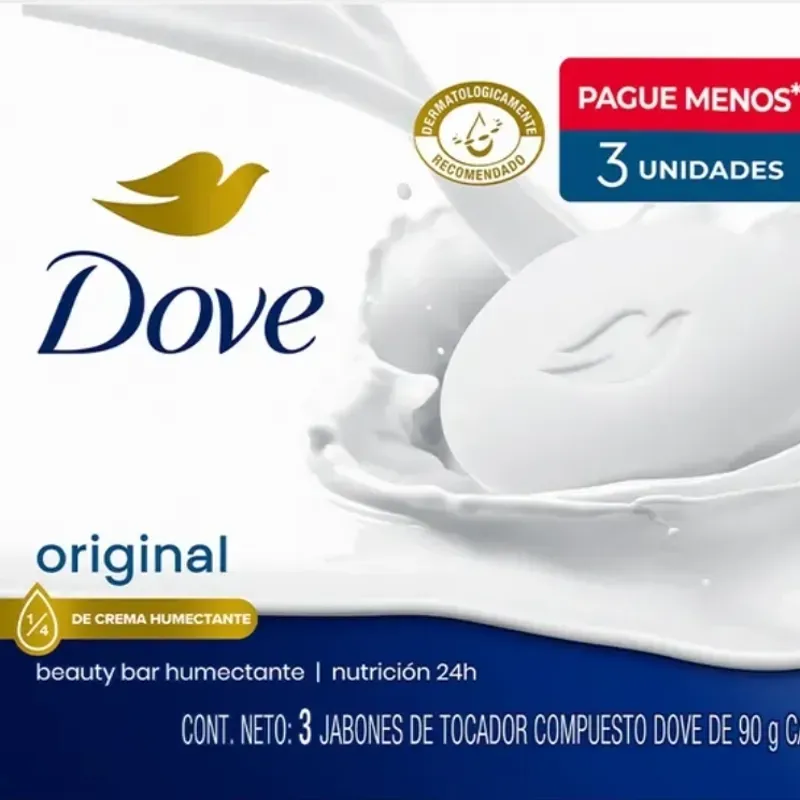 Jabones Dove (pqte 3 u)