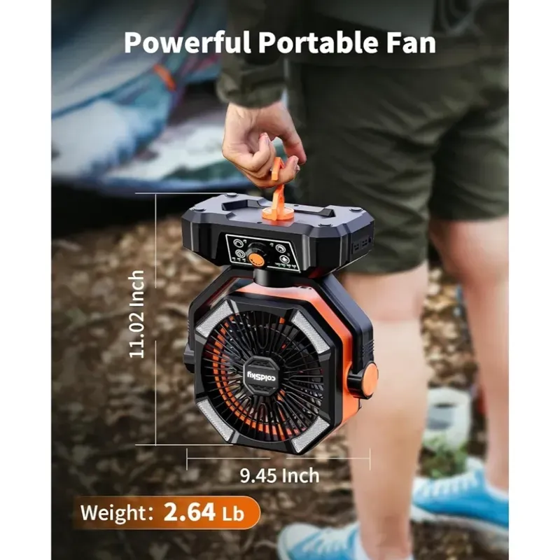 Ventilador recargable 