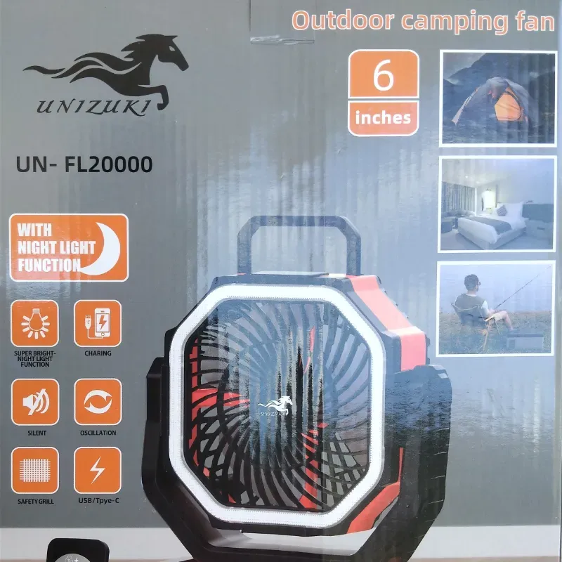 Ventilador recargable