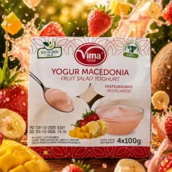 Yogurt Macedonia 4 unid x 100g
