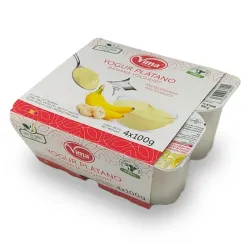 Yogurt platanito 4 unid x 100g