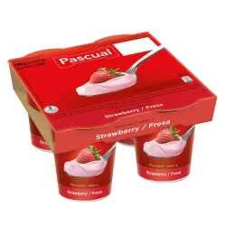 Yogurt sabor fresa. 4 x 120g