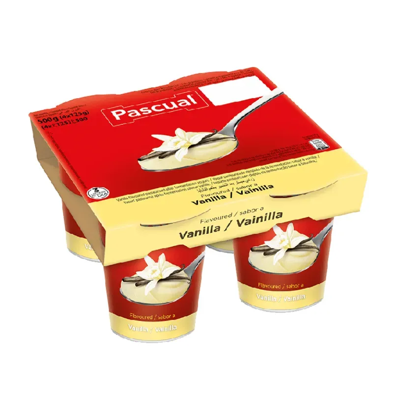Yogurt sabor vainilla (4 unid x 120 g)