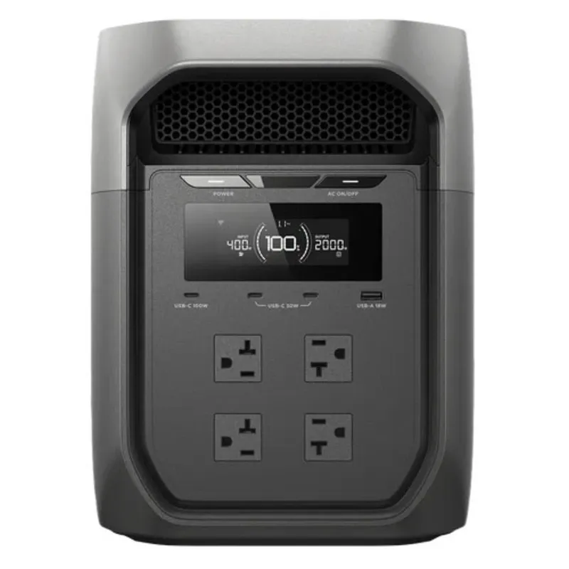 EcoFlow DELTA 3 Max (2048Wh) – Estación de Energía Portátil 2400W | Expandible