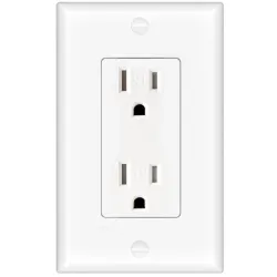 Tomacorriente doble de 15 Amp MICMI
