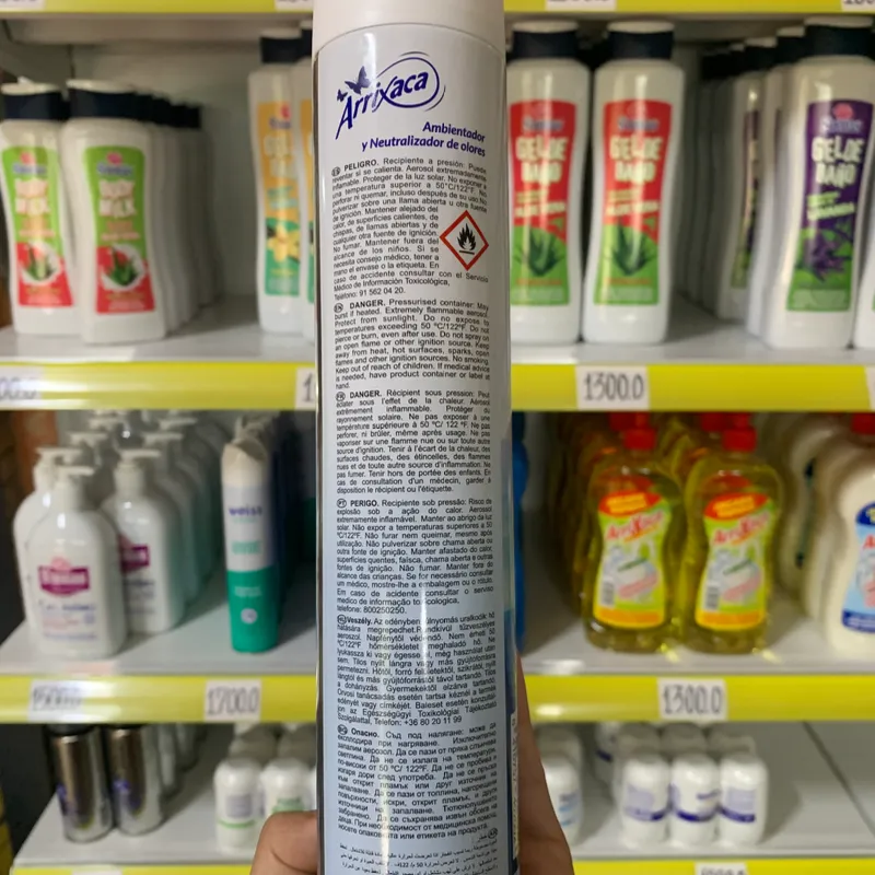 Ambientador Frescor 400ml   Arrixaca 