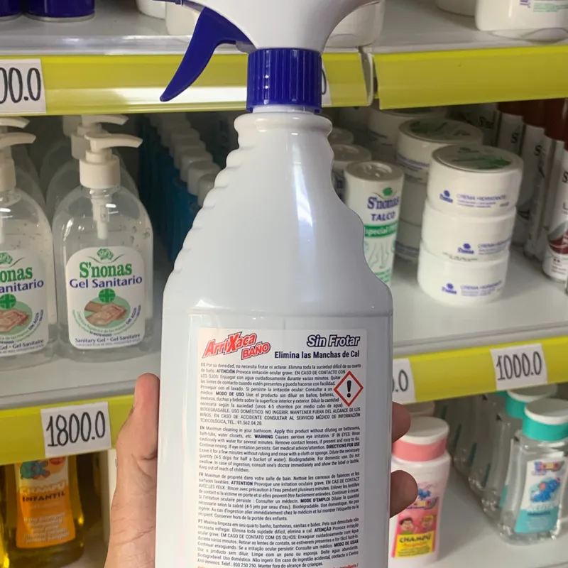 Arrixaca Baño Limpiador Pistola 750ml