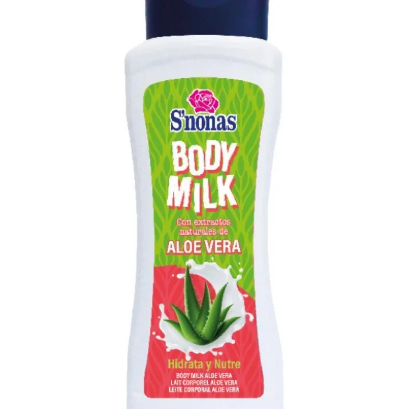 Body Milk Aloe Vera 500ml, S'nonas