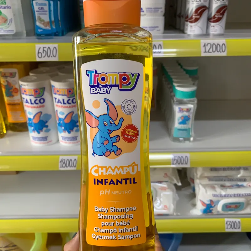 Champú Infantil Trompy 750ml.  No pica en los ojos!