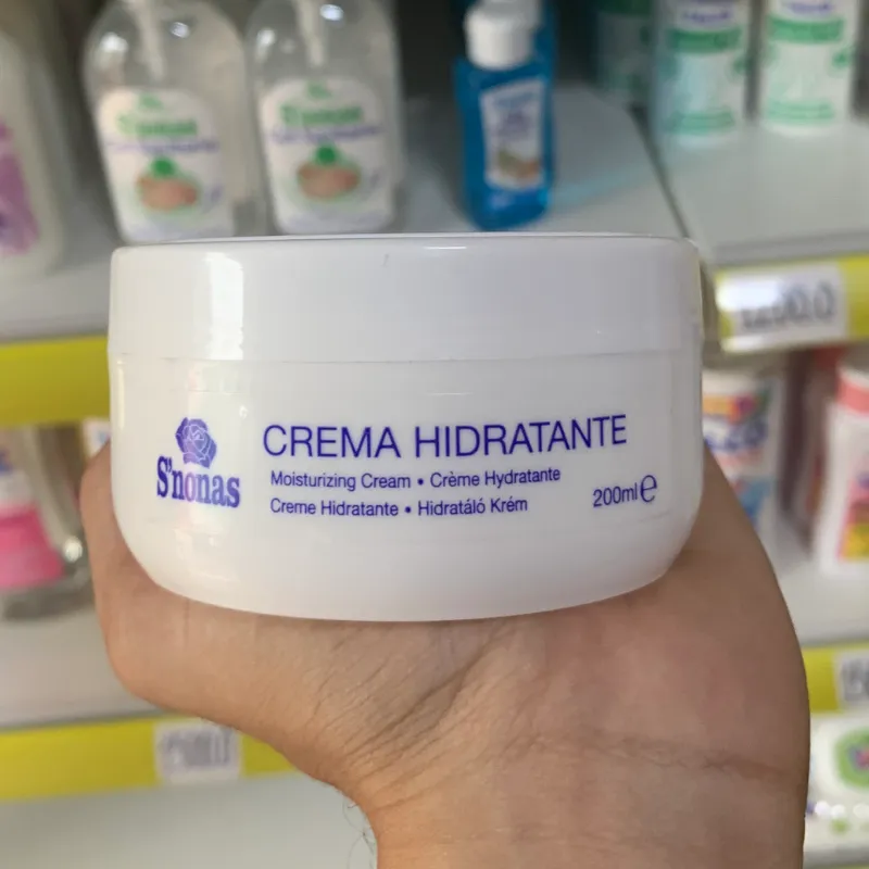 Crema Hidratante Aloe Vera 200ml, S'nonas